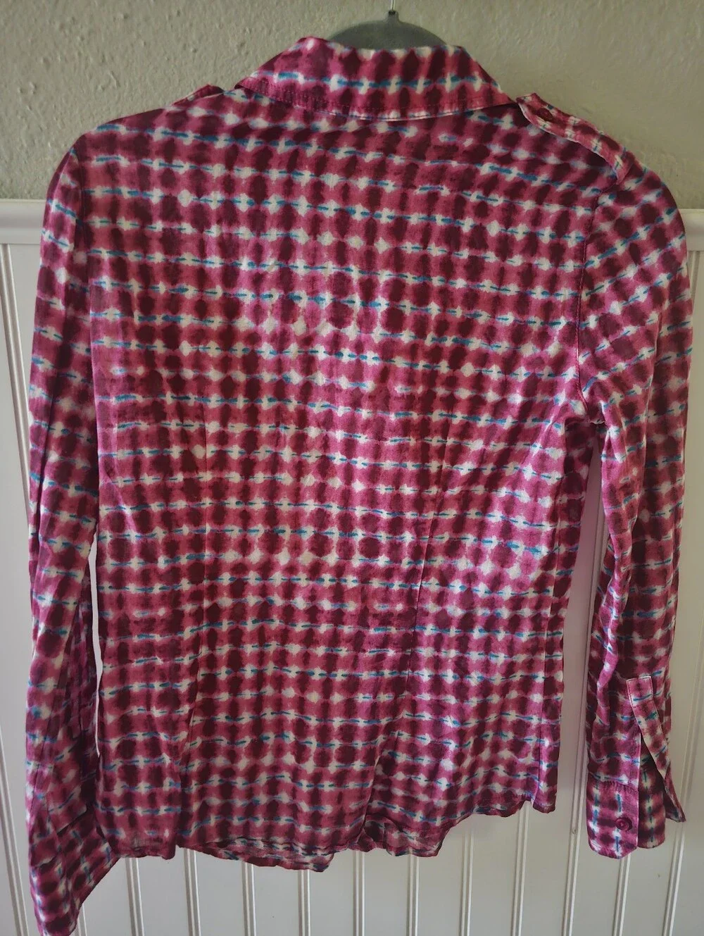 Tory Burch Brigitte Blouse In Pink Sonda Size 0